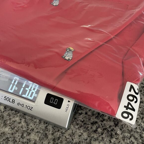 Talbots Relaxed Chinos Frenchie Dog Red Twill Pants Animals Causal-8 - Picture 12 of 12